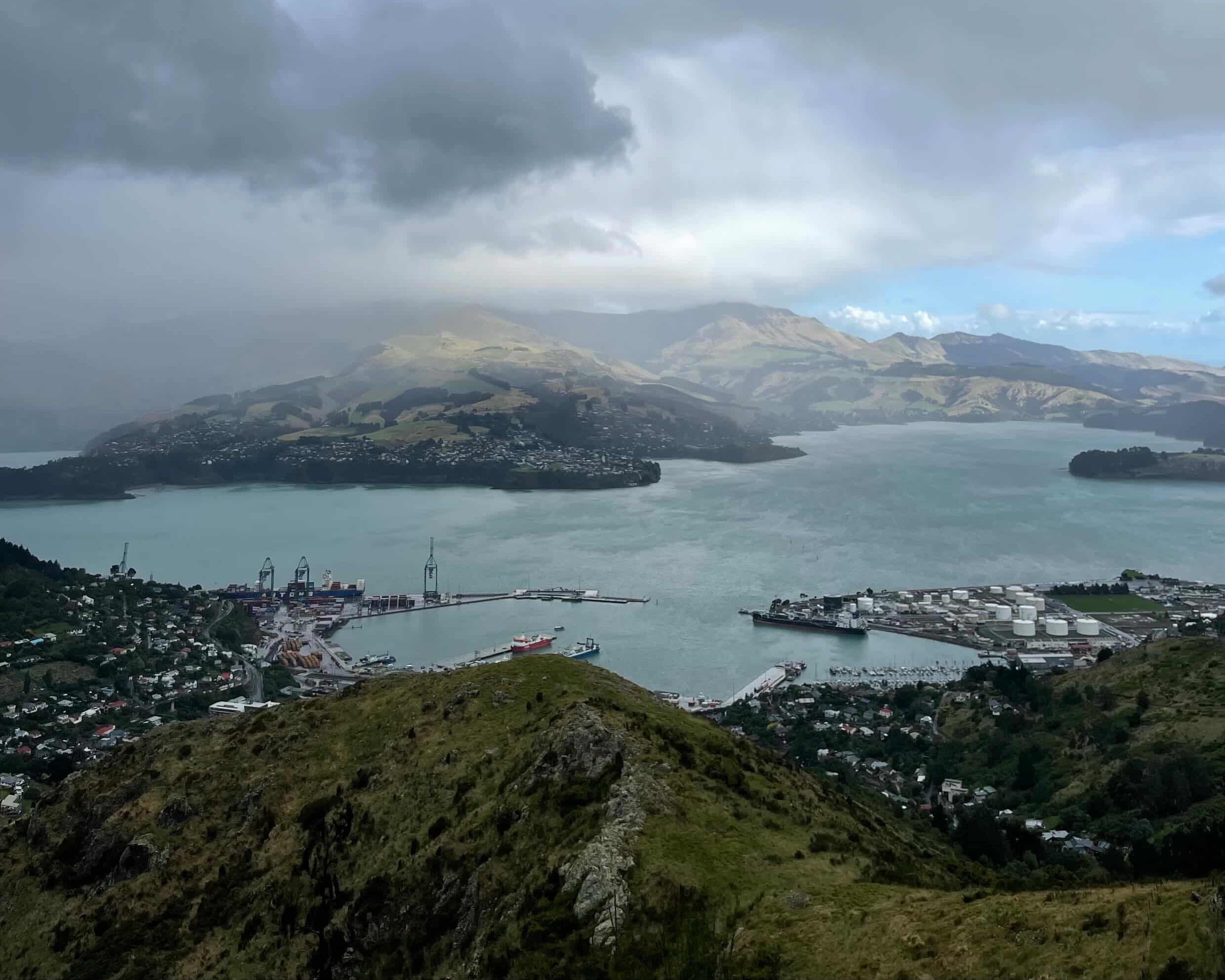 Lyttelton Harbour near Christchurch