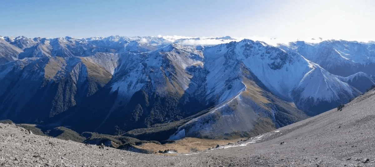 The Craigieburn Range, visible from Christchurch on a clear day